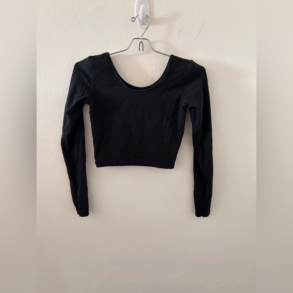 AMERICAN APPAREL - Women’s Long Sleeve Crop Top -S